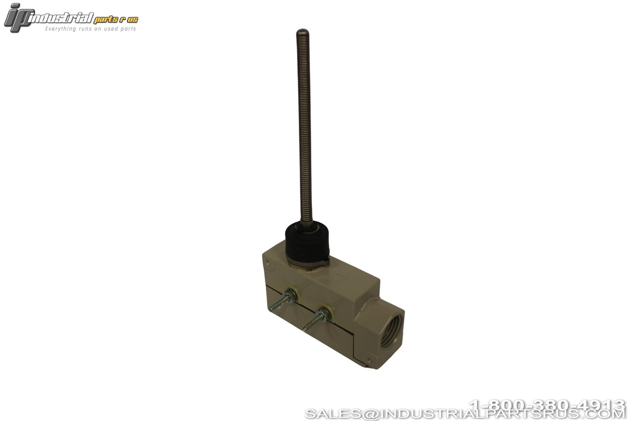 Omron ZE-NJ-2S Limit Switch with threaded plunger actuator and threaded mounting port industrial snap action switch