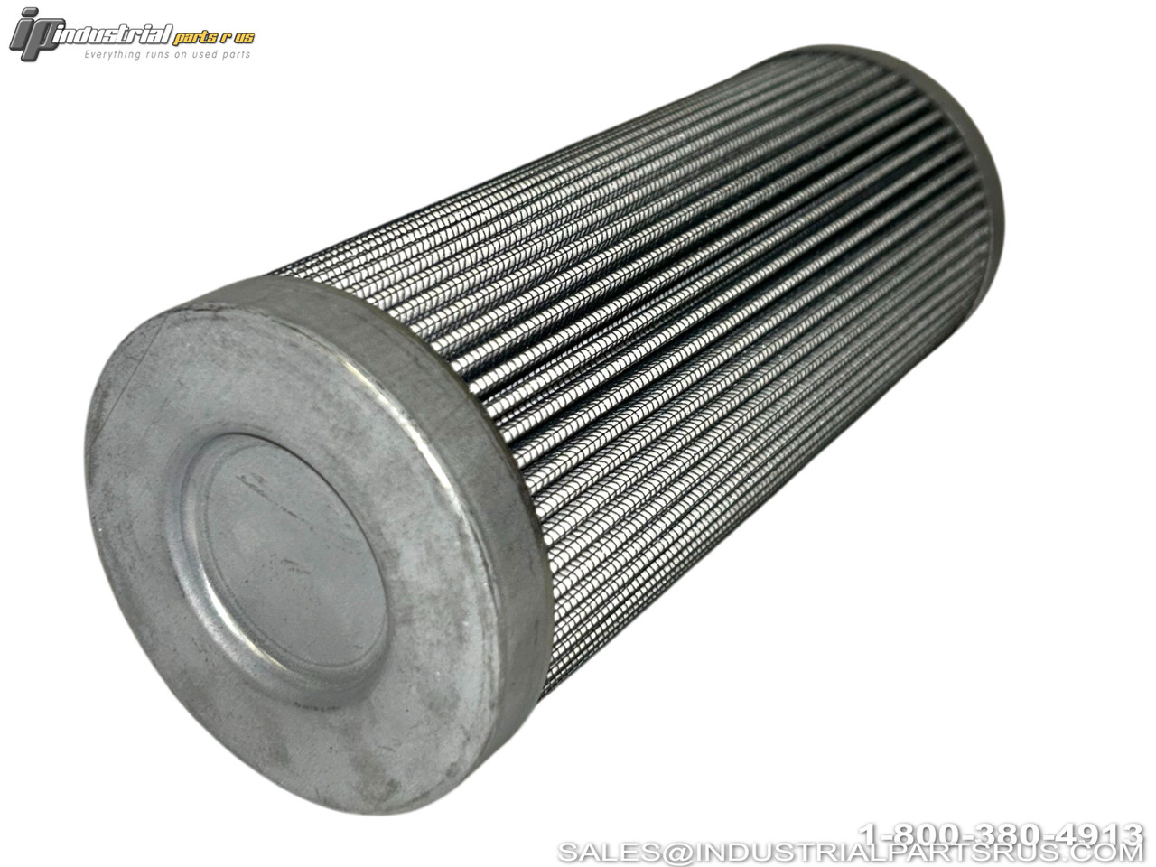 Hydrafil BF-TAI-395874-L8-10MB Hydraulic Filter Element with Metal End Cap and Pleated Filter Media Cylindrical Design