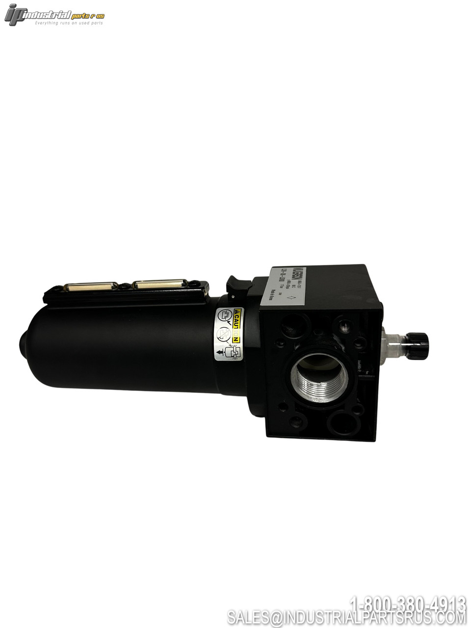 WILKERSON L39-08-LD00 Air Filter with threaded ports, mounting bracket, and manual drain valve industrial pneumatic