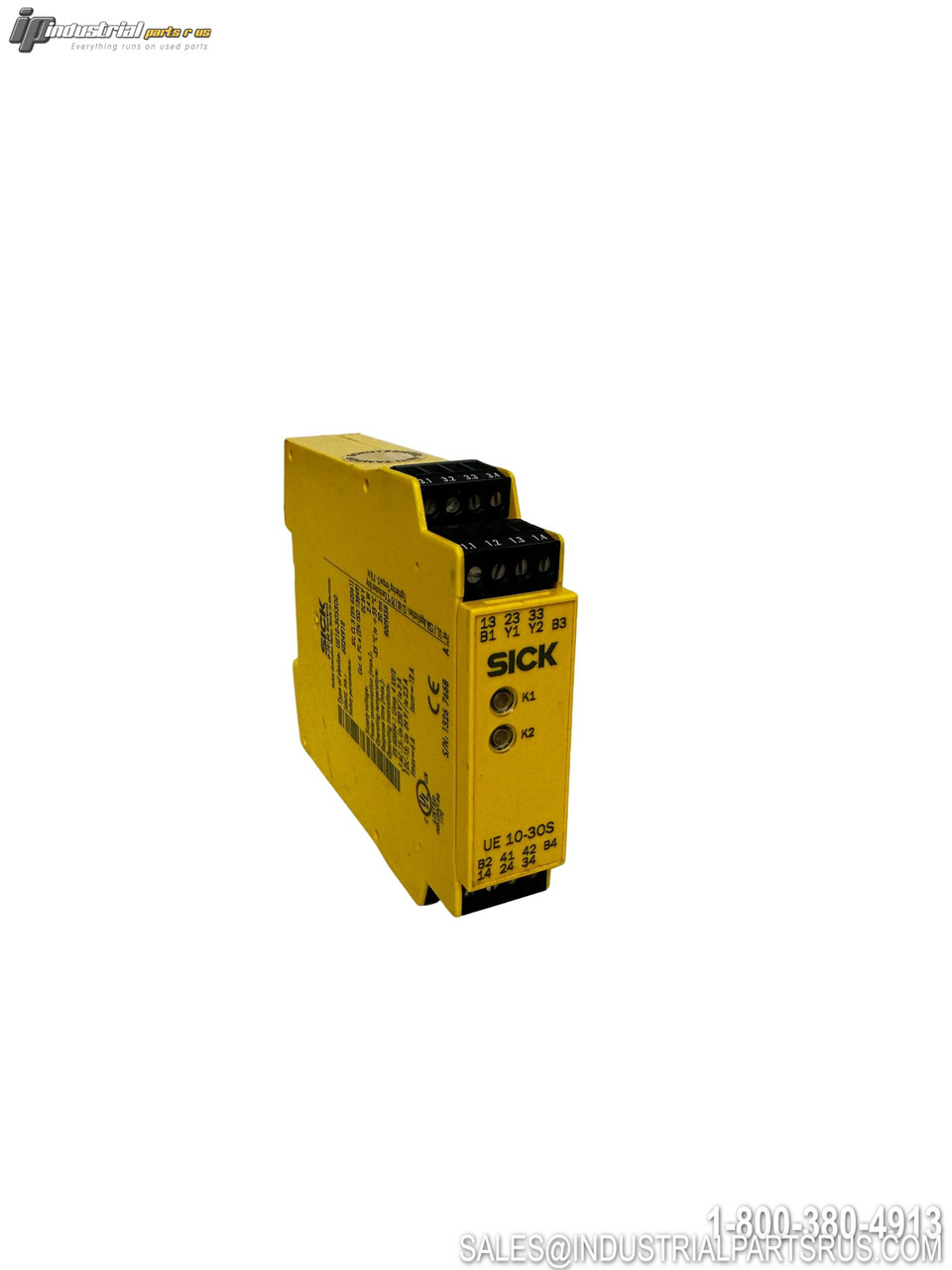 SICK UE10-30S3D0 Safety Relay Yellow DIN Rail M...