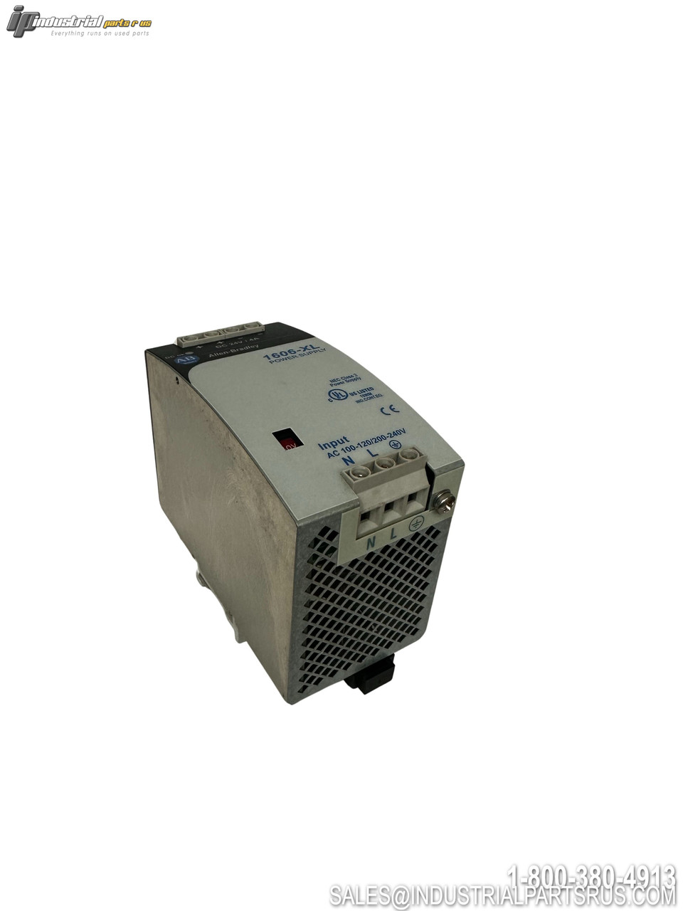 Allen-Bradley 1606-XLDNET4 Power Supply with Input Terminal Block and Ventilation Grille DIN Rail Mount