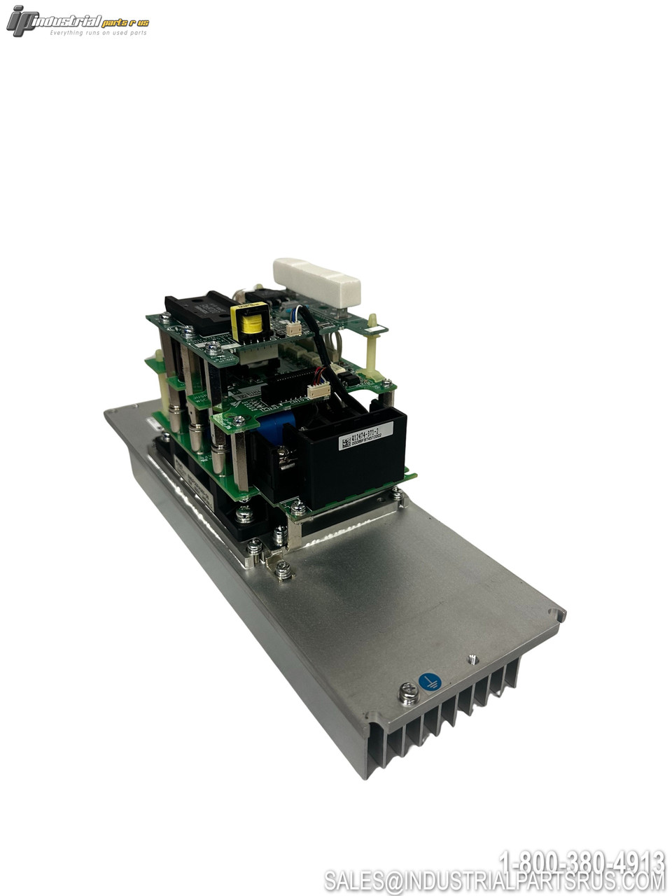Yaskawa JUSP-WS15AB Servo Amplifier with heat sink mounting base and multi-layer PCB control boards