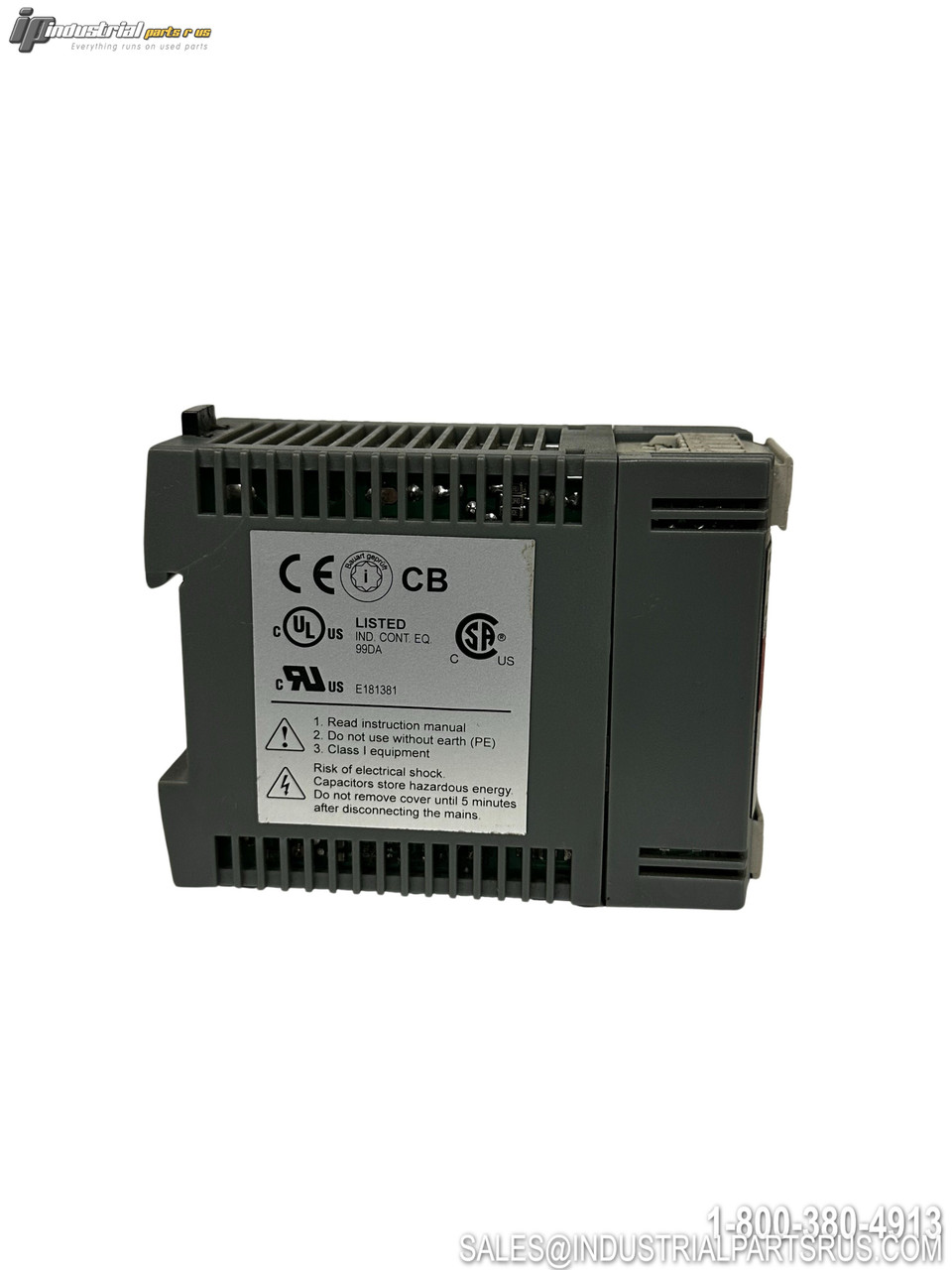 TRACO POWER TCL060-112 AC/DC Power Supply DIN Rail Mount 60W 12V Output Industrial Grade Left Side View