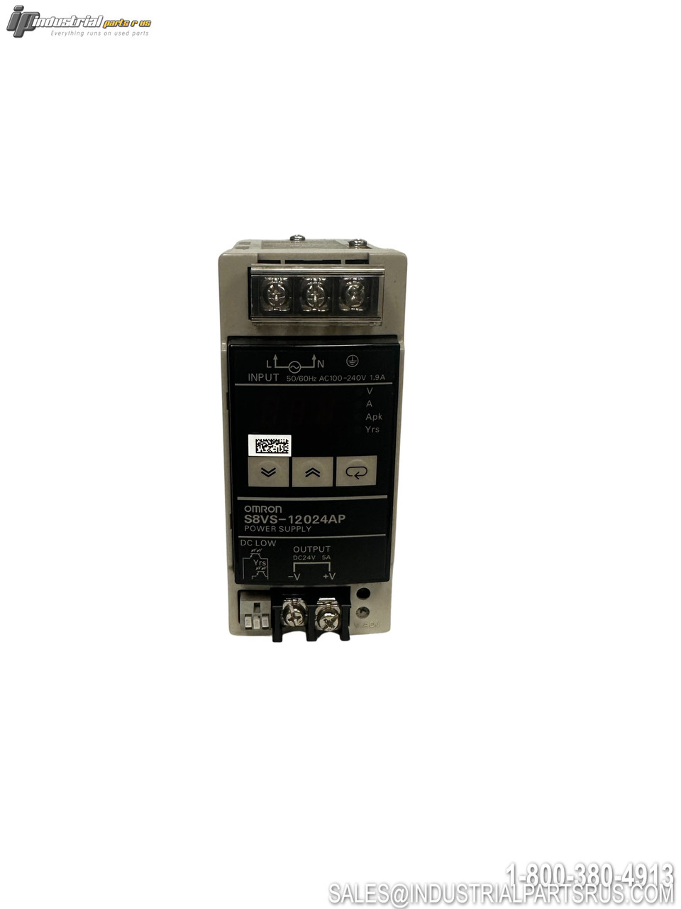 OMRON S8VS-12024AP Switching Power Supply 24V DC Output 100-240V AC Input DIN Rail Mount Industrial Grade