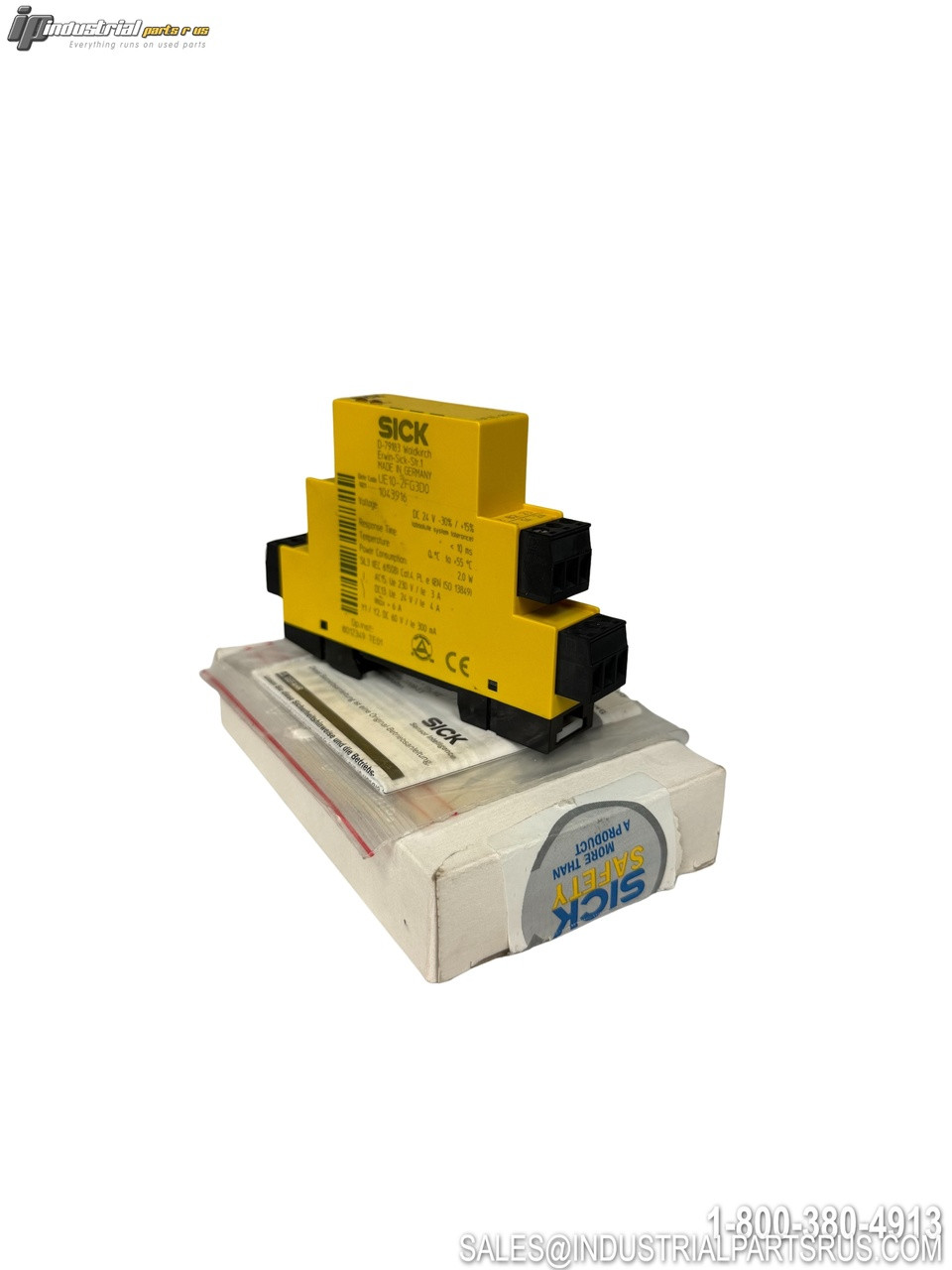 SICK UE10-2FG3D0 Safety Relay Module Yellow DIN...