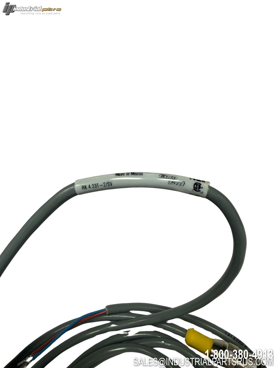 Turck RK 4.23T-2/SV Actuator and Sensor Cable with Gray PVC Jacket and Multi-Conductor Wiring