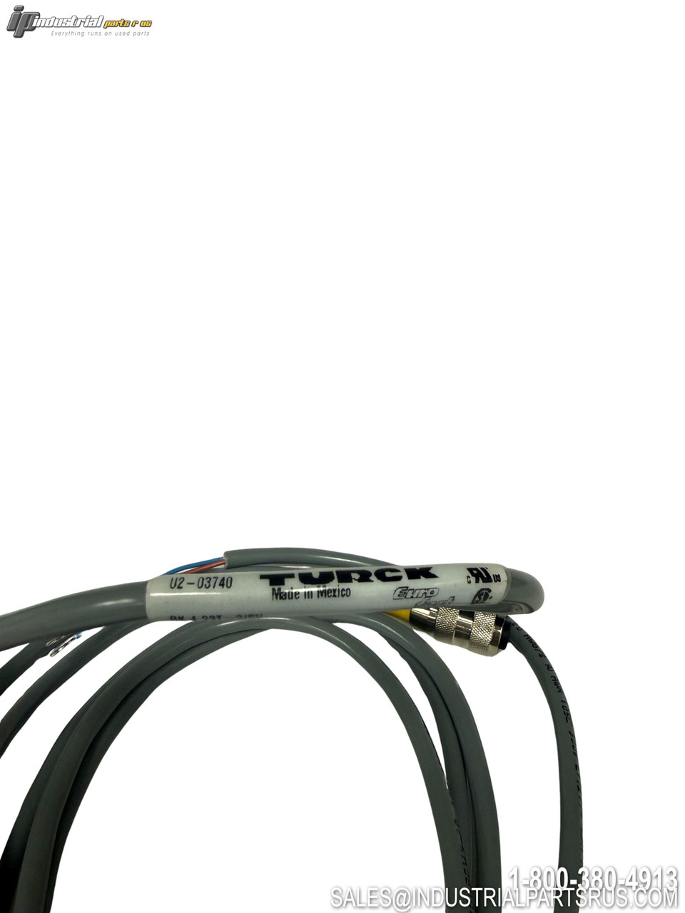 Turck RK 4.23T-2/SV Actuator and Sensor Cable with M12 Connectors Gray Cordset Industrial Automation Wiring