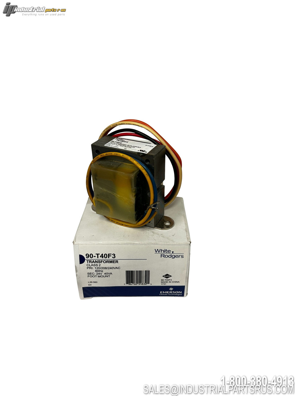 White Rodgers 90-T40F3 Transformer 40VA Foot Mount