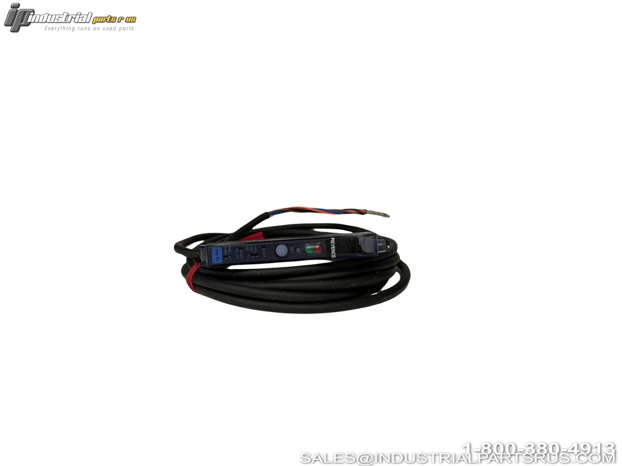 Keyence PS-T1 Photoelectric Sensor with Amplifier Unit Black Cable and LED Indicators Industrial Automation