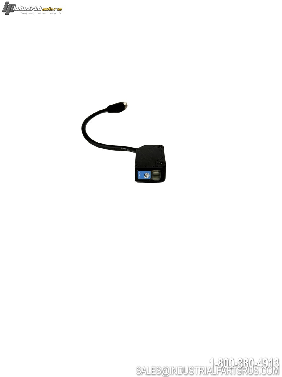 KEYENCE PZ-M12 Photoelectric Sensor with Flexible Fiber Optic Cable and Compact Black Housing