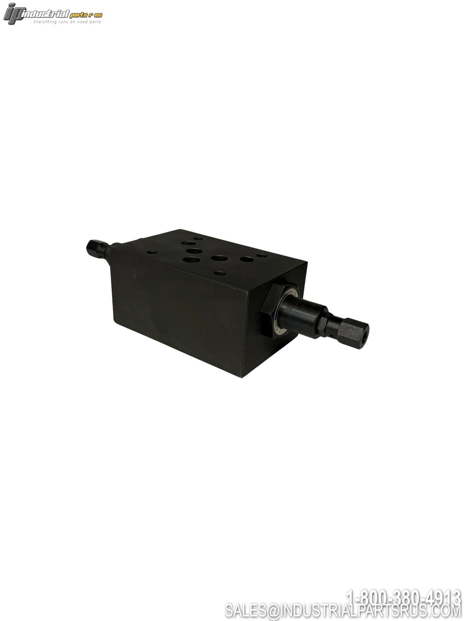 DAIKIN MT-03W-40 Throttle Valve with hydraulic ports and adjustment screw black anodized aluminum body
