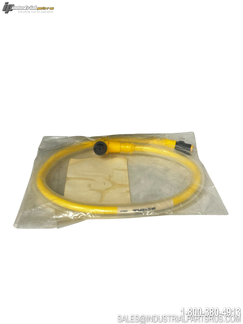 TURCK WKC 4.4T-0.5-RSC 4.4T/CS11178 QD Cable/Cord Set Yellow M12 Connectors 4-Pin Straight Industrial Ethernet