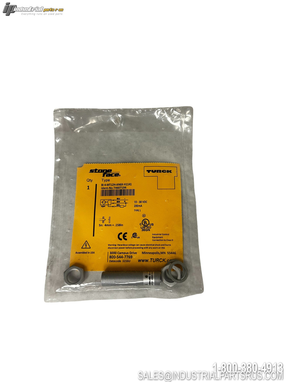 Turck BI4-MT12H-AN6X-H1141 Inductive Proximity ...