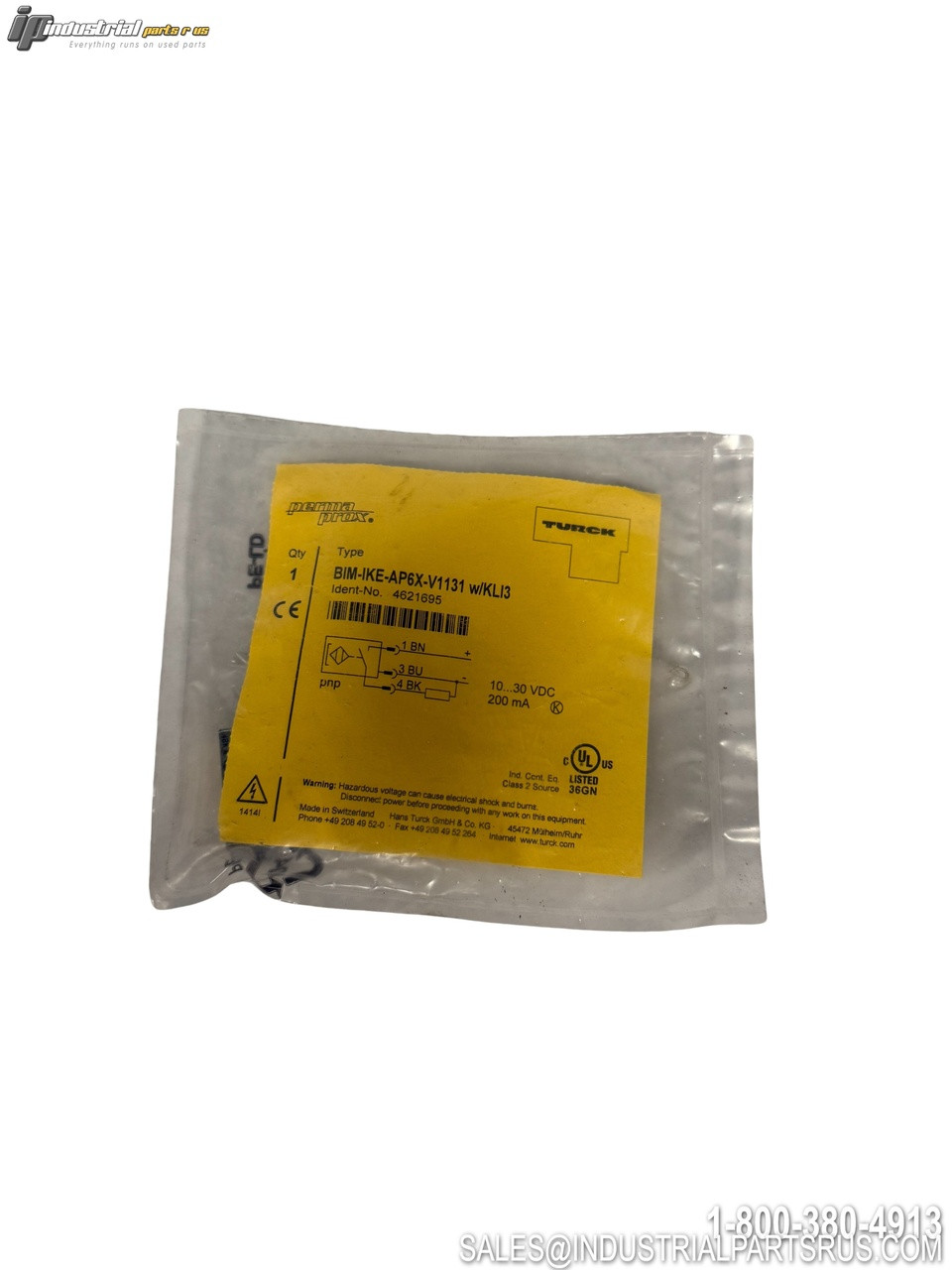 Turck BIM-IKE-AP6X-V1131 Inductive Proximity Se...