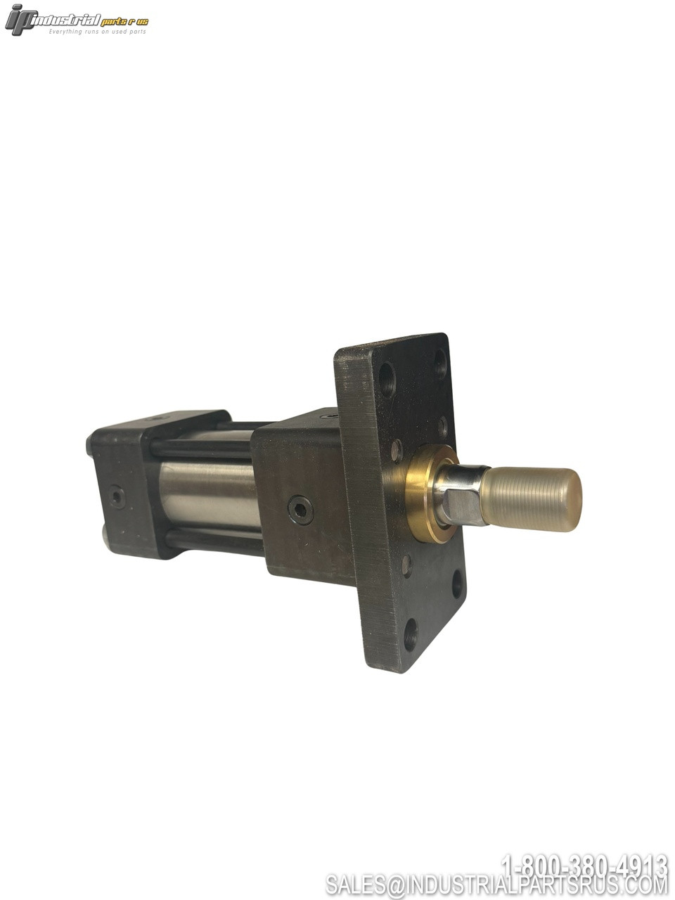 Taiyo 140h-8r hydraulic cylinder with square flange mounting, threaded rod end, and hydraulic ports