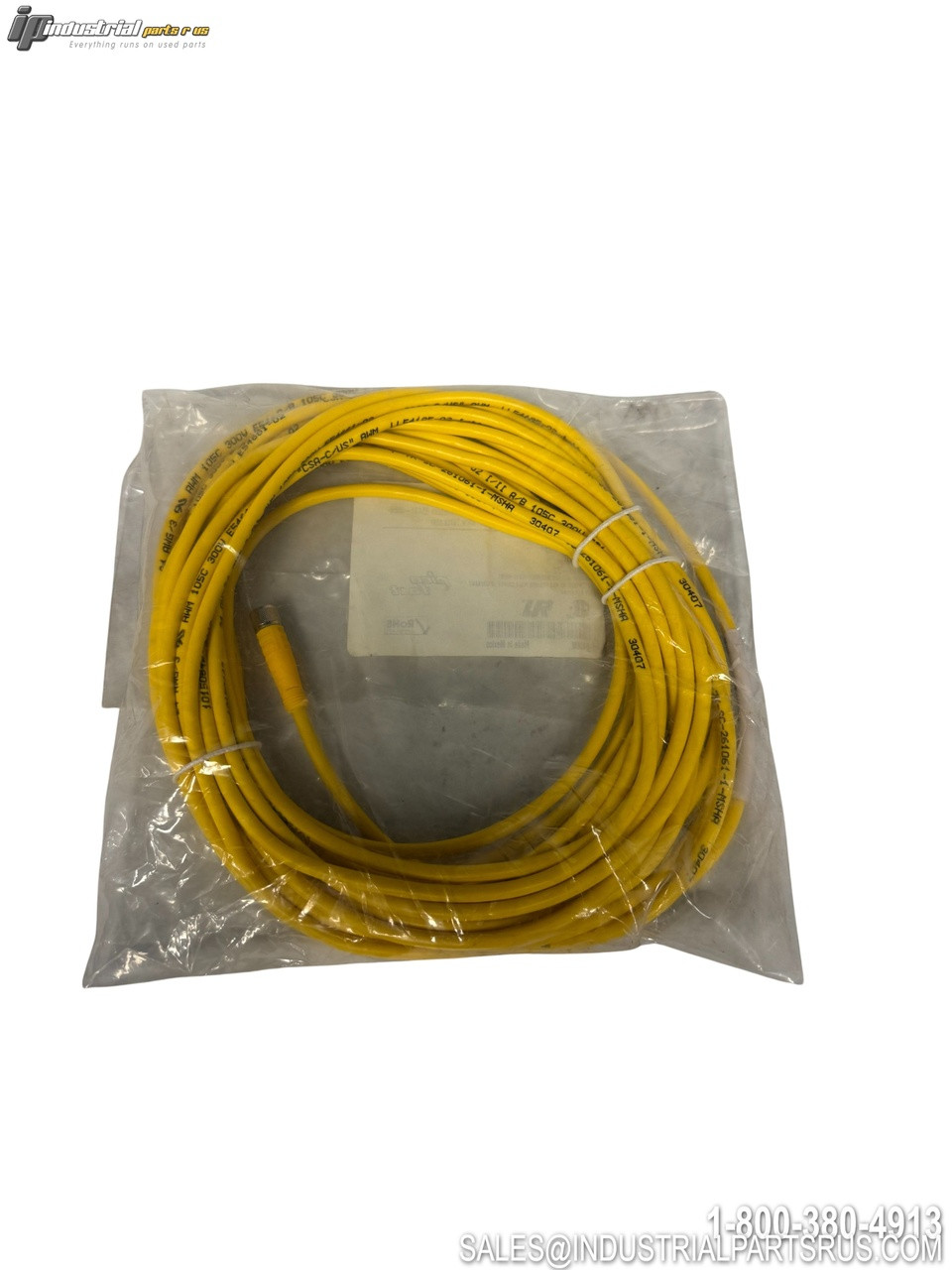 Turck Pkg 3m-10 Yellow Sensor Cable Coiled in Protective Packaging