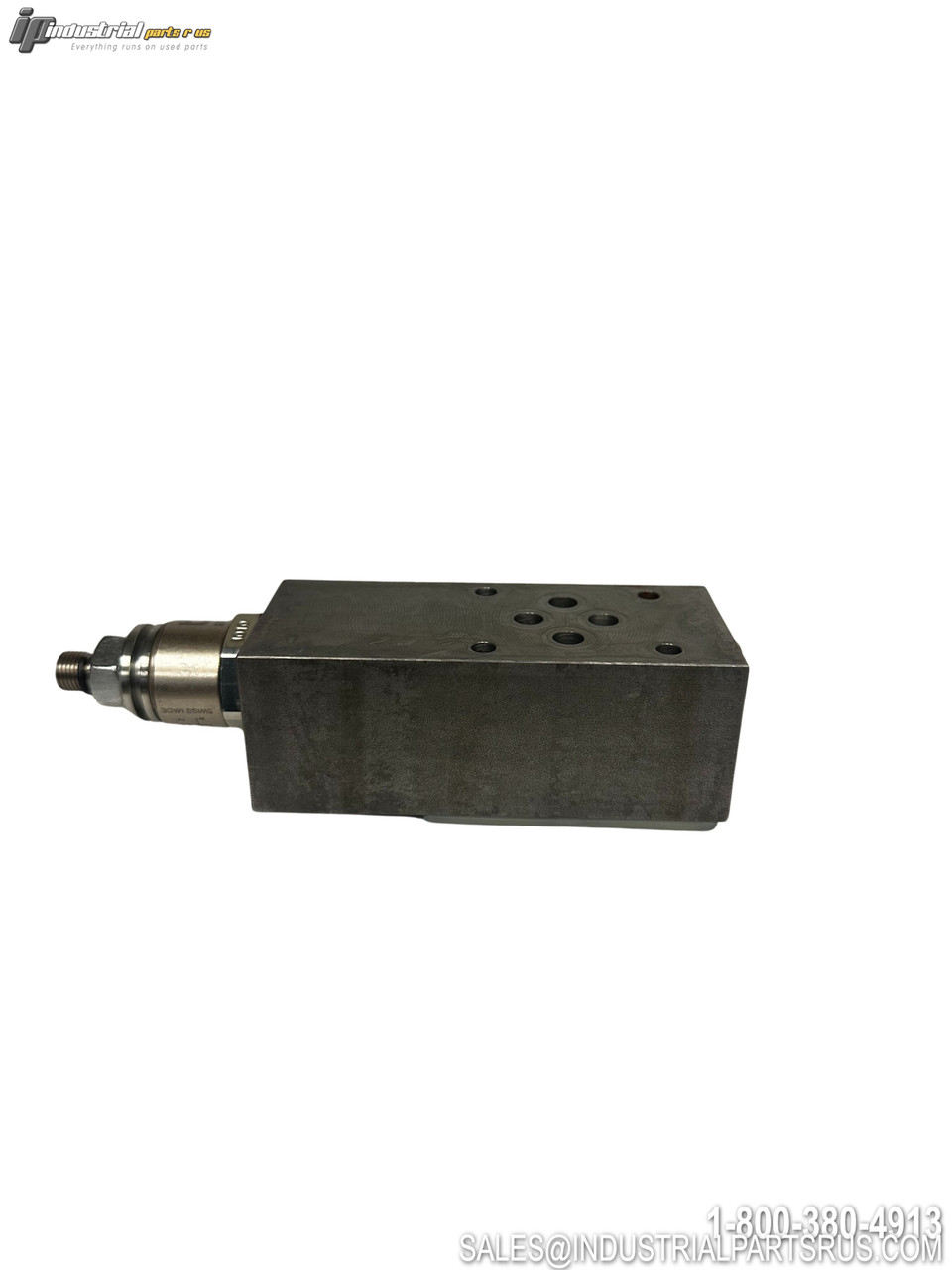Parker ZDR-P-01-1-S0-D1-M330 Hydraulic Valve with manifold mounting ports and pressure relief control fitting
