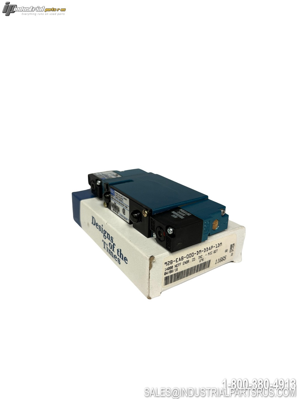 MAC 92B-EAB-000-DM-DDAP-1DM Solenoid Valve Blue...