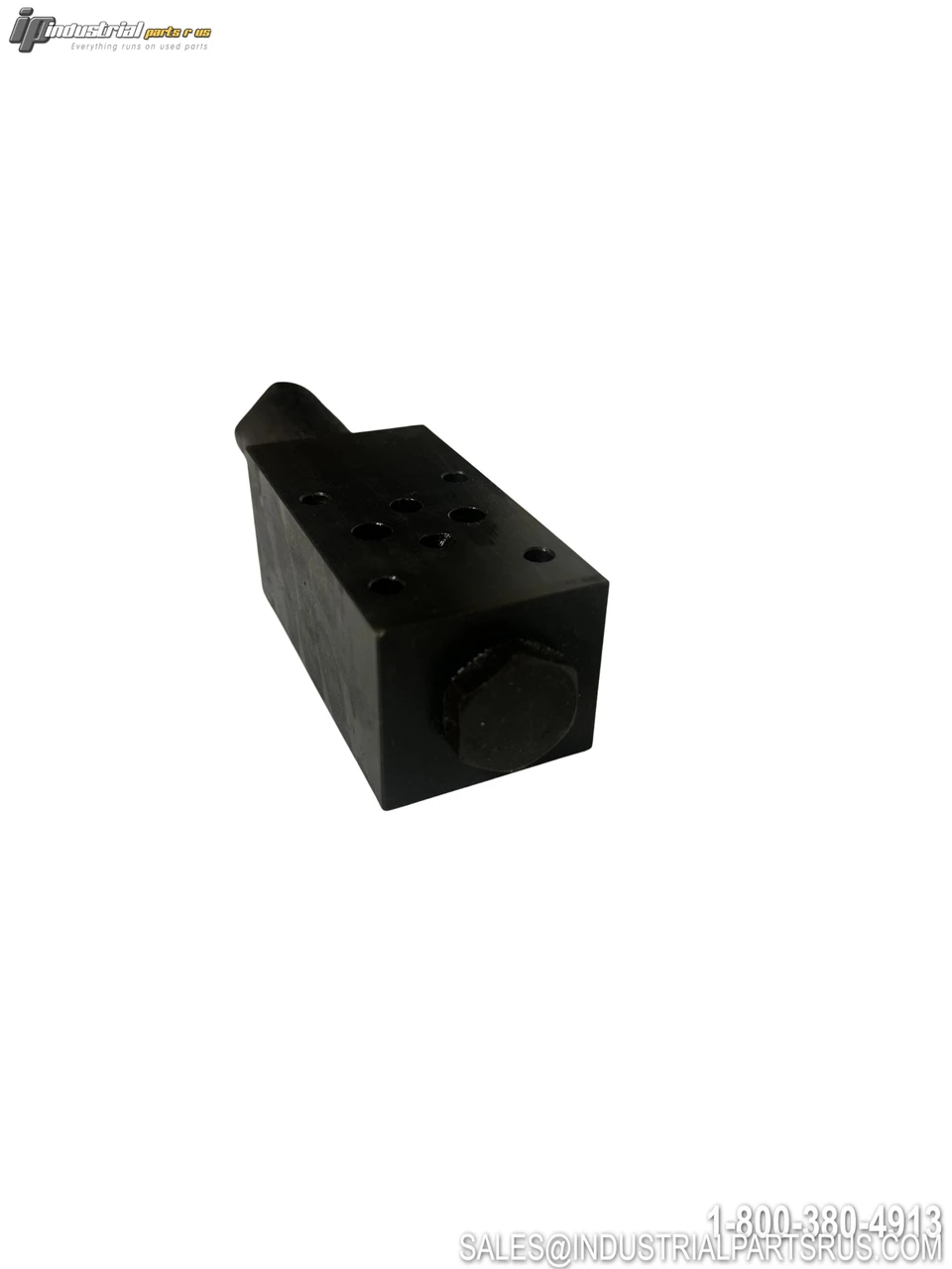 Daikin Industries Ltd MQC-02B-2-50 Hydraulic Valve Black Anodized Aluminum Block Multiple Ports Threaded Connections