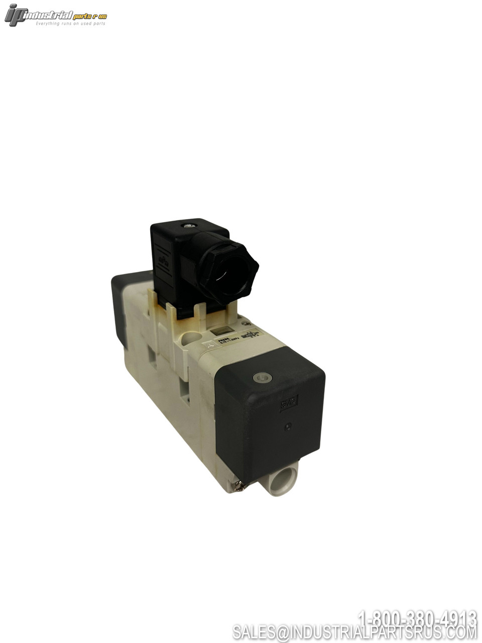 SMC VQ7-6-FG-D-3N 5-Port Solenoid Valve with Manual Override Black Actuator and Manifold Base Pneumatic Control