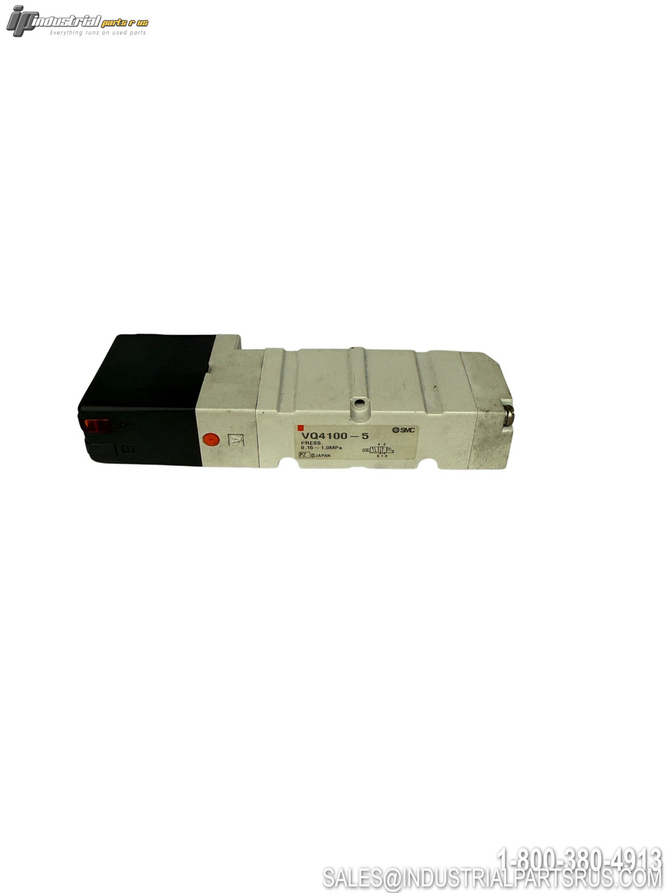 SMC VQ4100-5 5-Port Solenoid Valve with Electrical Connections and Pneumatic Ports
