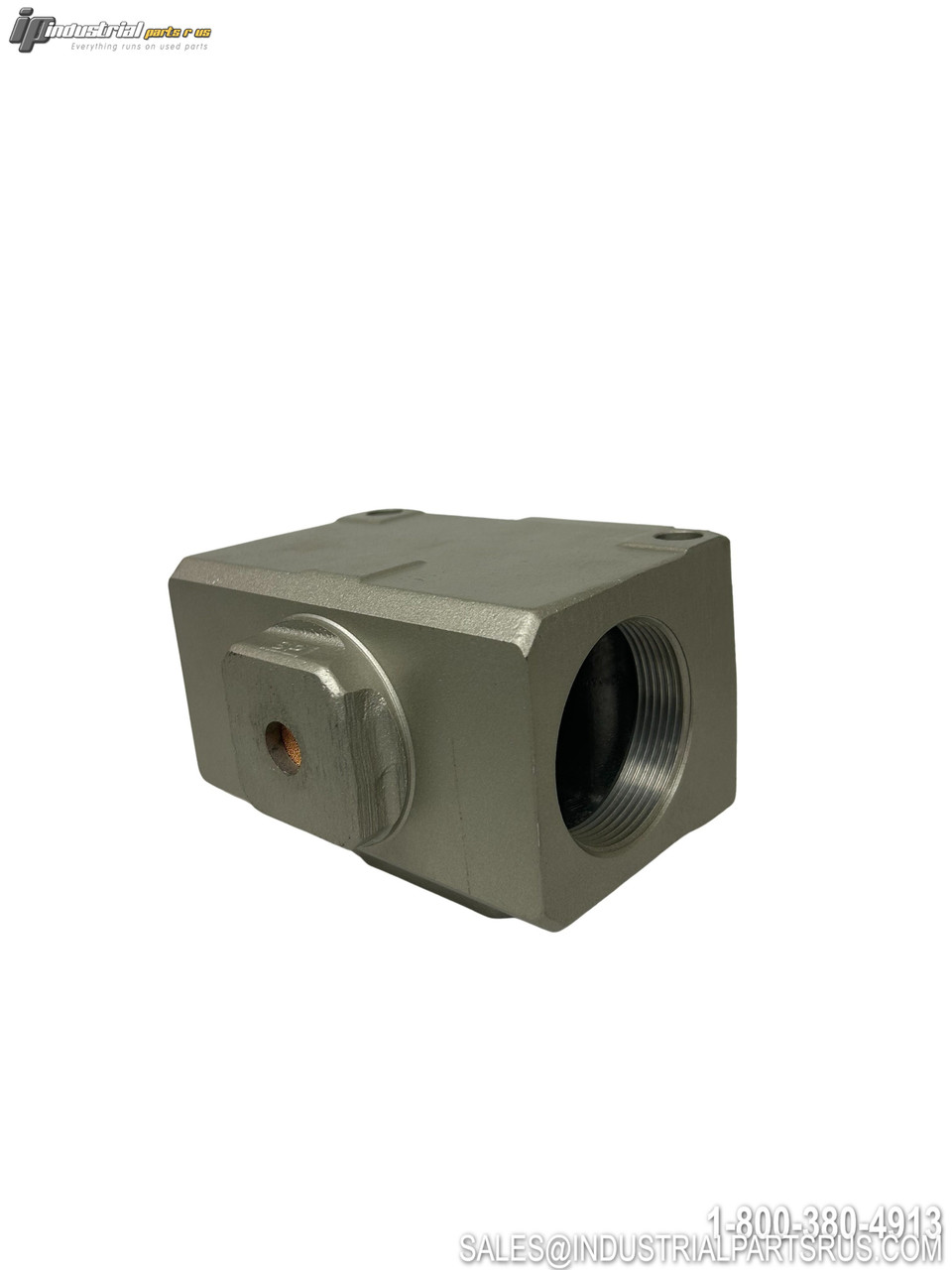 SMC VPA3185-20 Pneumatic Valve Block with Threaded Port and Side Mounting Configuration