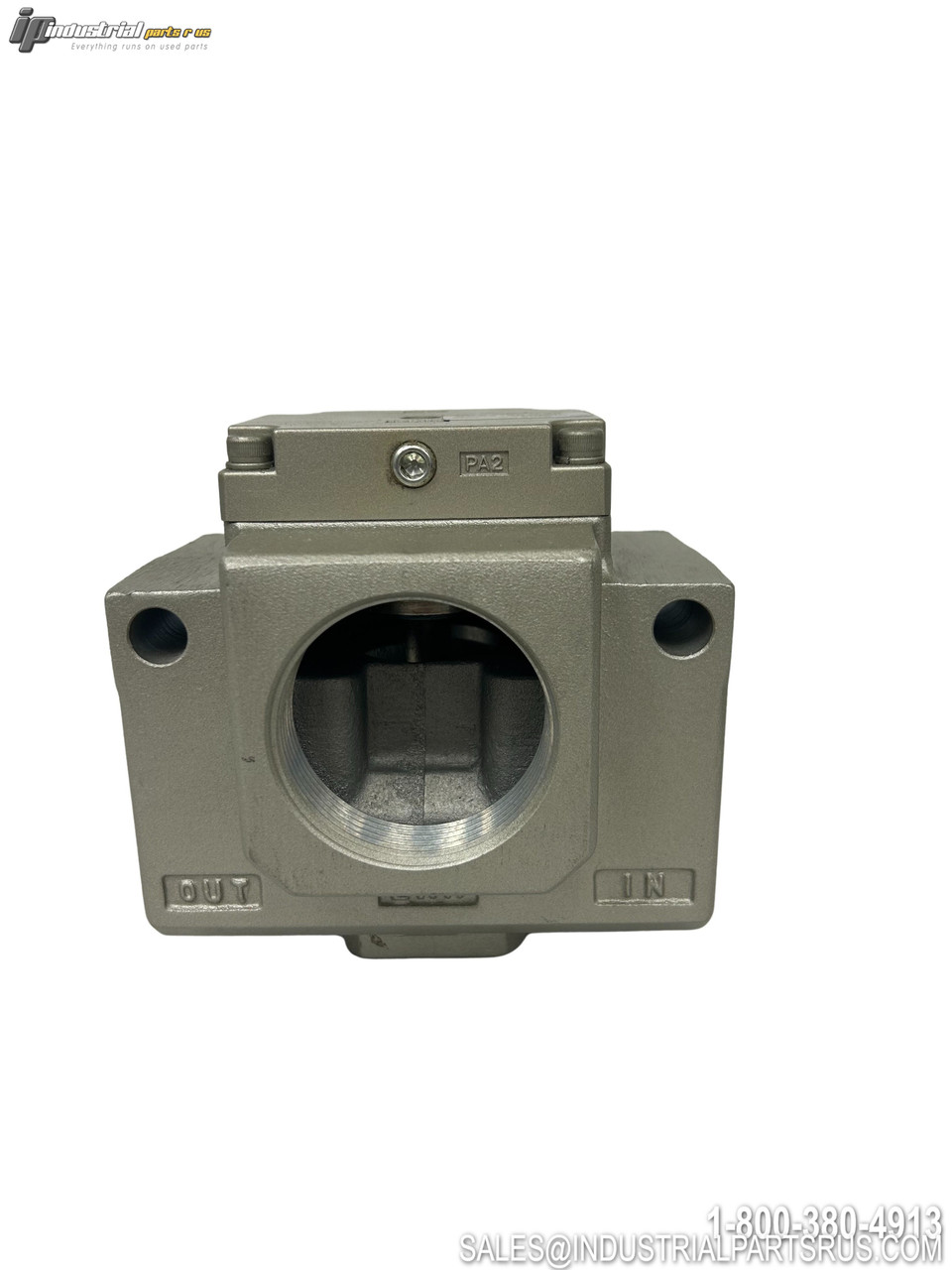 SMC VPA3185-20 Pneumatic Valve with Square Housing Threaded Port and Top Actuator Connection