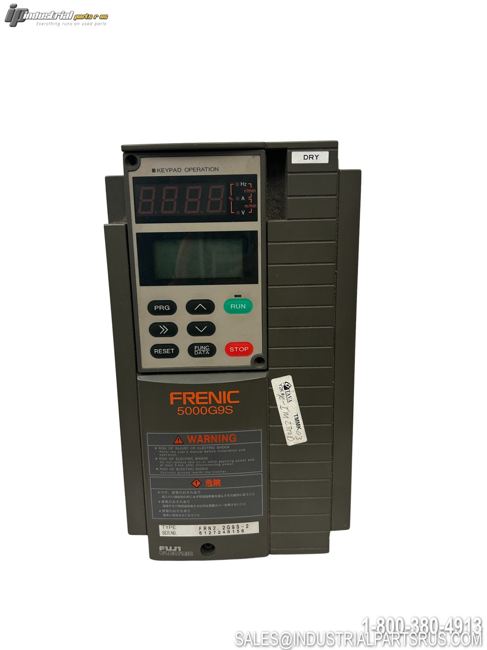 Fuji Electric FRN2.2G9S-2 FRENIC 5000G9S Variable Frequency Drive VFD with Digital Display Control Panel