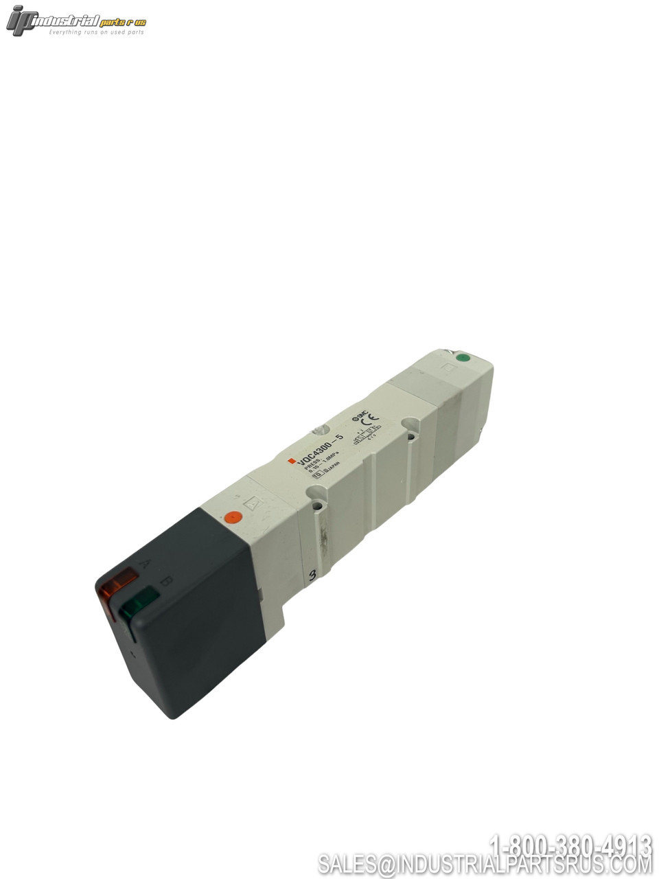 SMC VQC4300-5 Solenoid Valve 5-Port Pneumatic Valve with DIN Rail Mount and LED Indicators