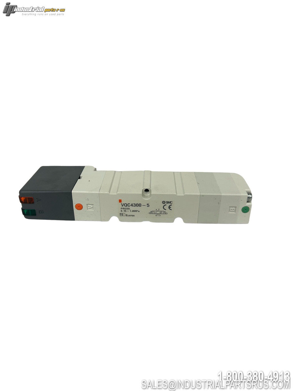 SMC VQC4300-5 5-Port Solenoid Valve Manifold with Electrical Connections and Pressure Rating 0.8MPa