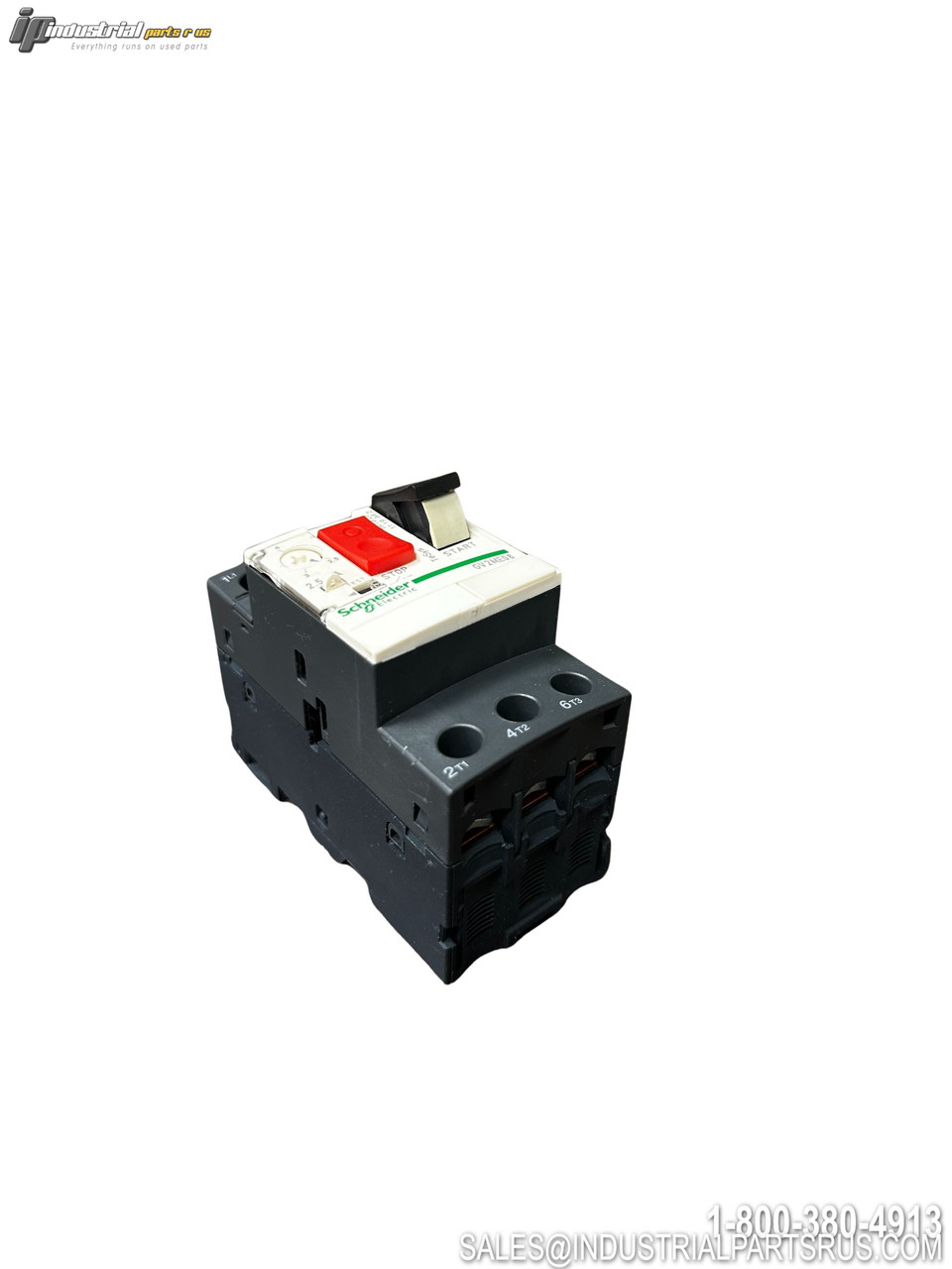 Schneider Gv2meo8 Motor Starter Circuit Breaker with Manual Reset Button and Screw Terminals