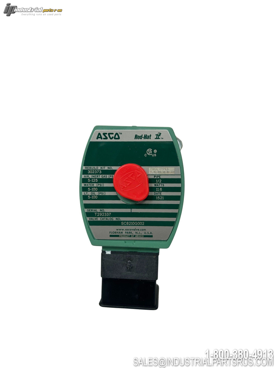 Asco SC8210G002 Solenoid Valve - Photo 4 - Used - Good