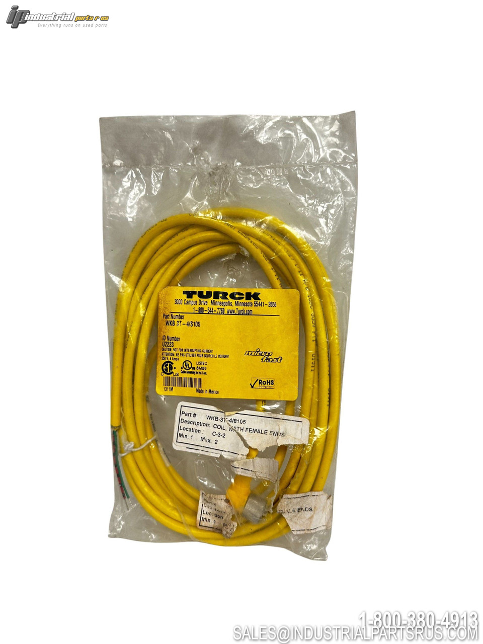 Turck WKB 3T-4/S105 Cable - Photo 1