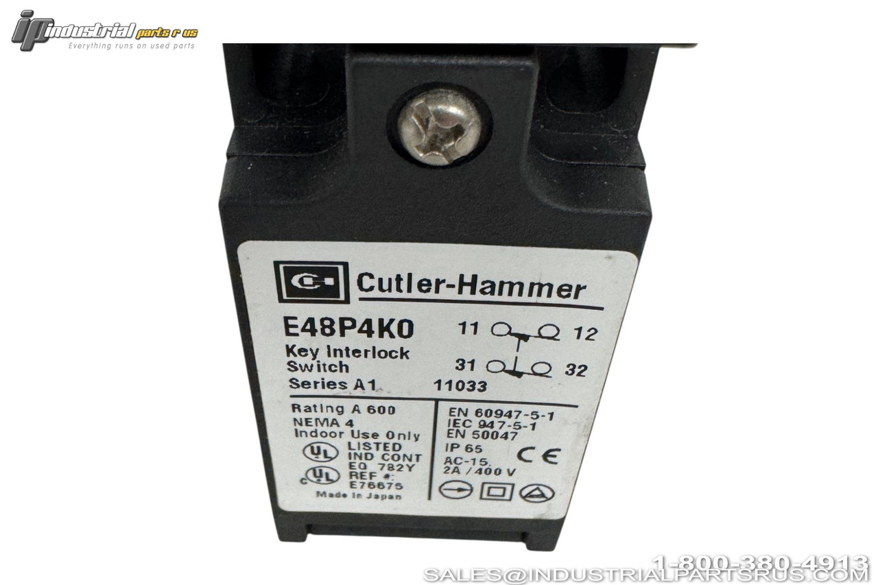 Cutler-Hammer E48P4K0 Safety Interlock - Photo 4