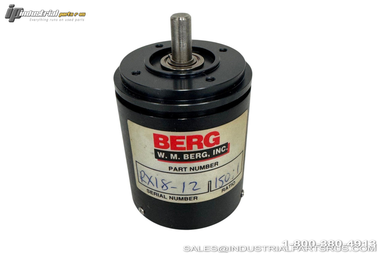 Berg RX18-12 Speed Reducer View 3 - Used - Good