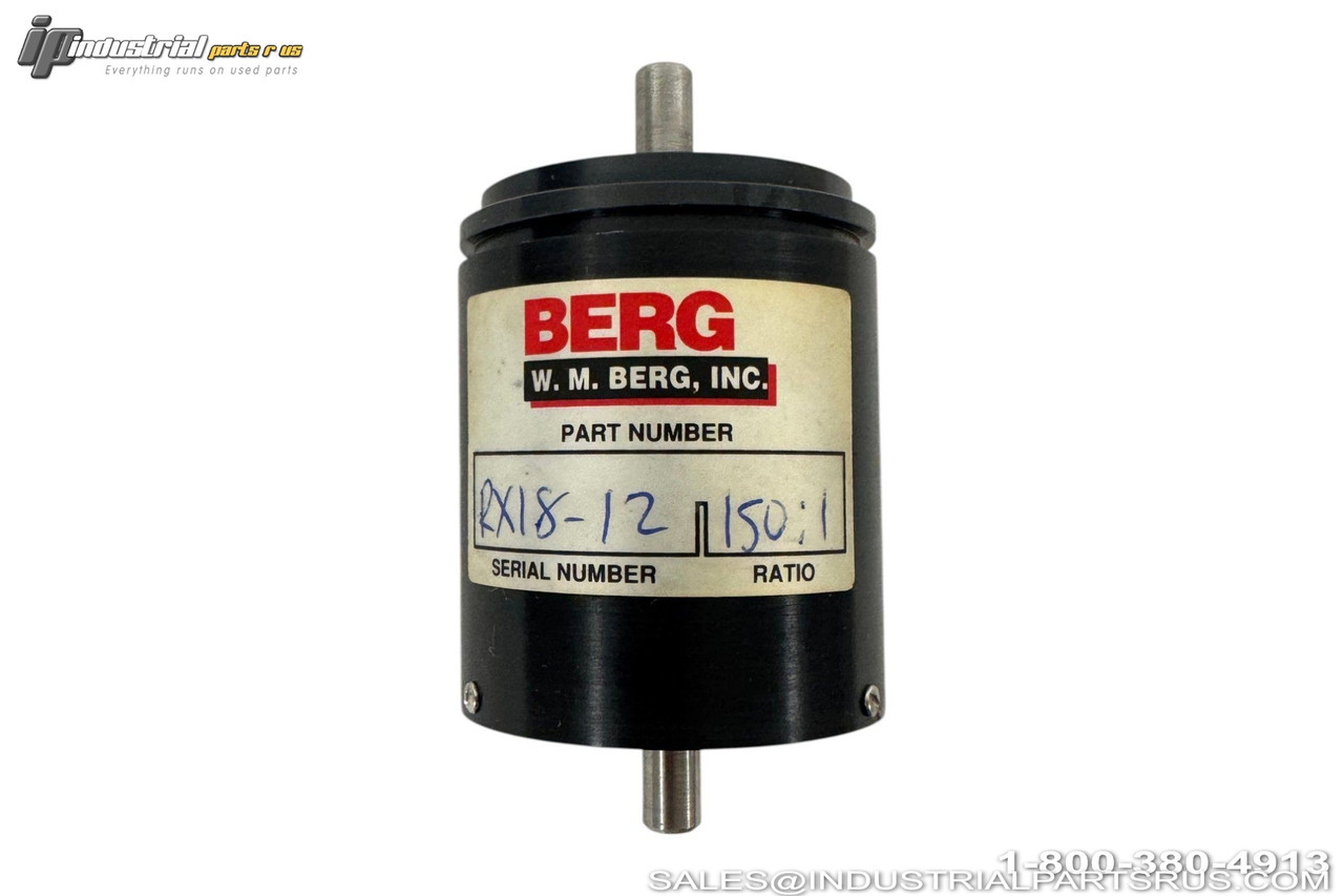 Berg RX18-12 Speed Reducer - Photo 4 - Used - Good