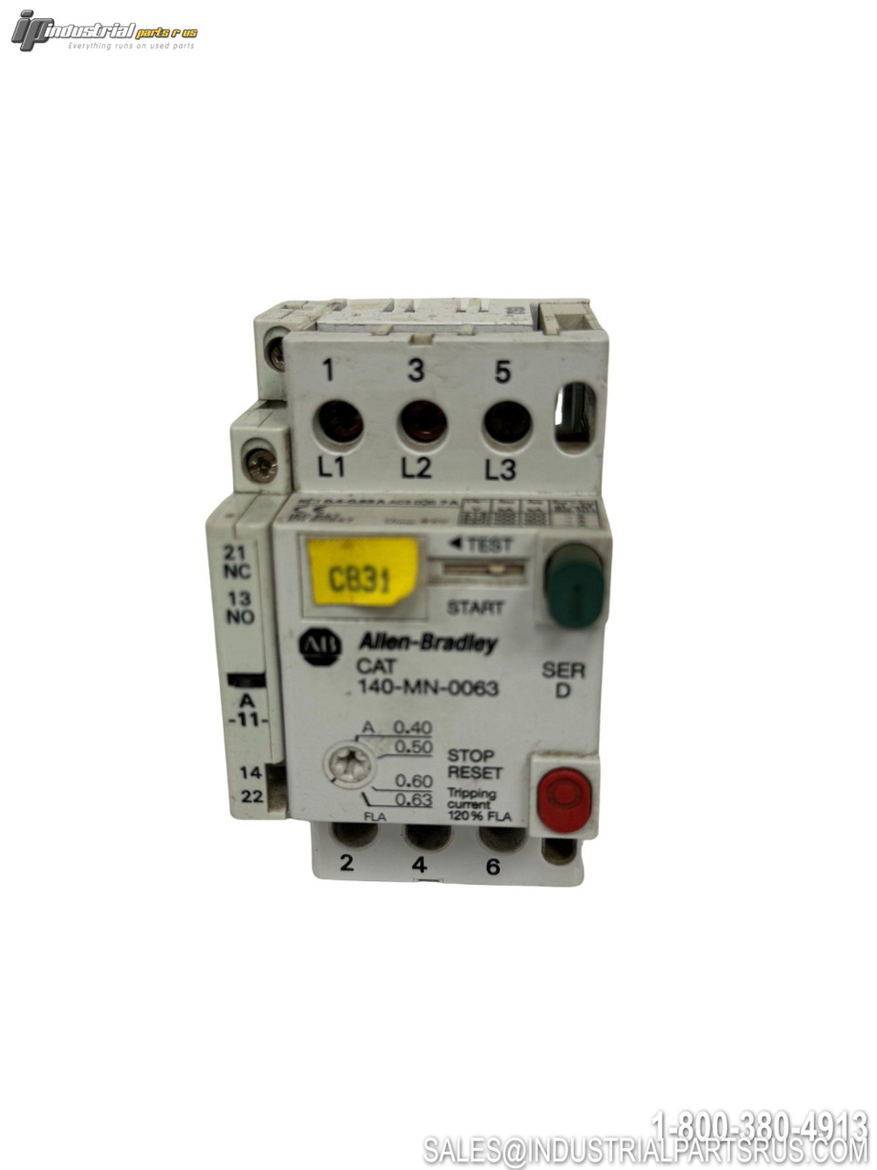 Alan Bradley 140-mn-0063 Motor Starter View 3