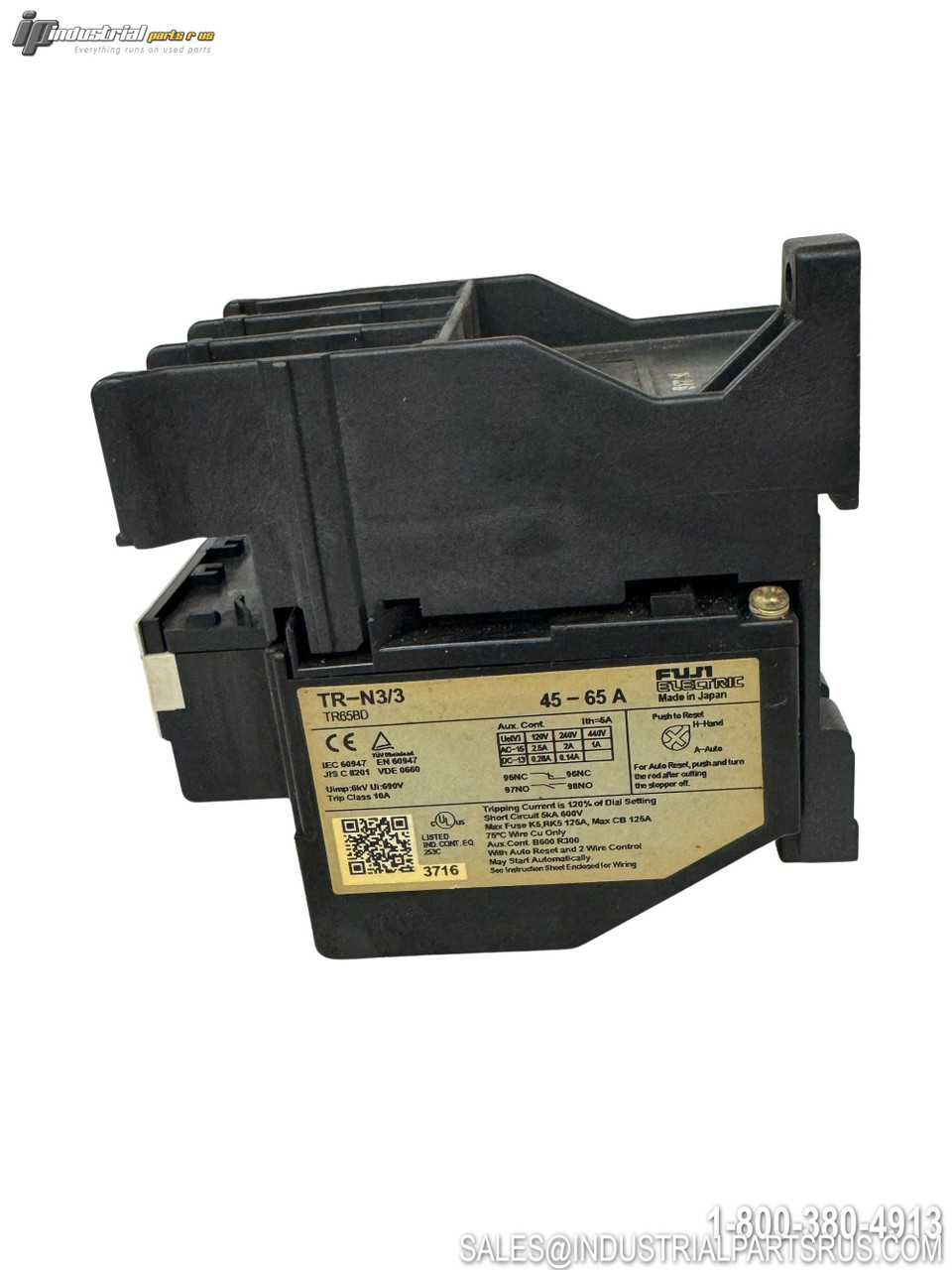 Fuji electric TR-N3/3 Overload Relay - Photo 4
