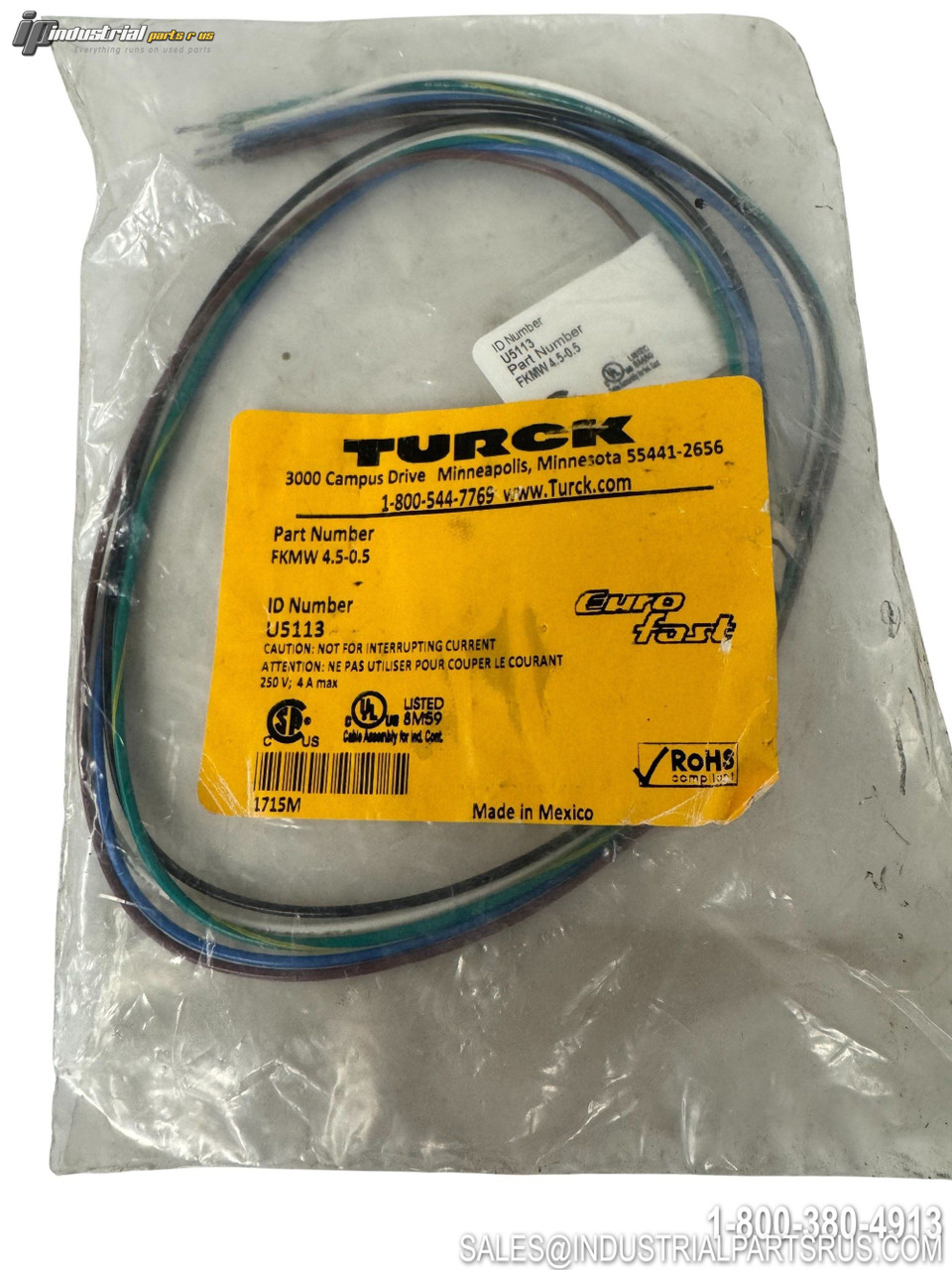 Turck U5113 Connection Module View 3 - Used - Good