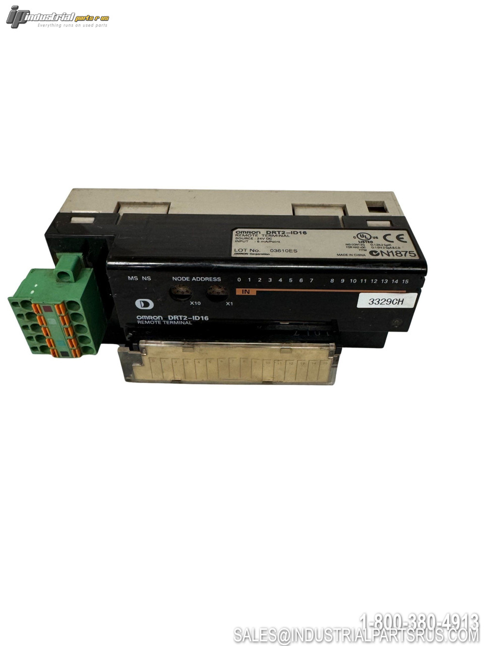 Omron DRT2-ID16 I/O Module View 3 - Used - Good