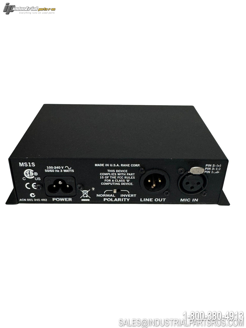 Rane MS1S Microphone Preamplifier - Photo 4
