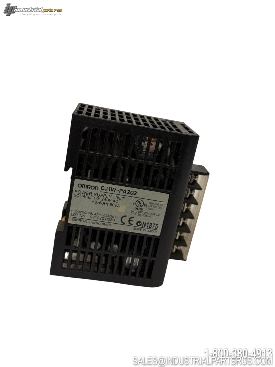 Omron CJ1W-PA202 PLC Power Supply - Photo 4