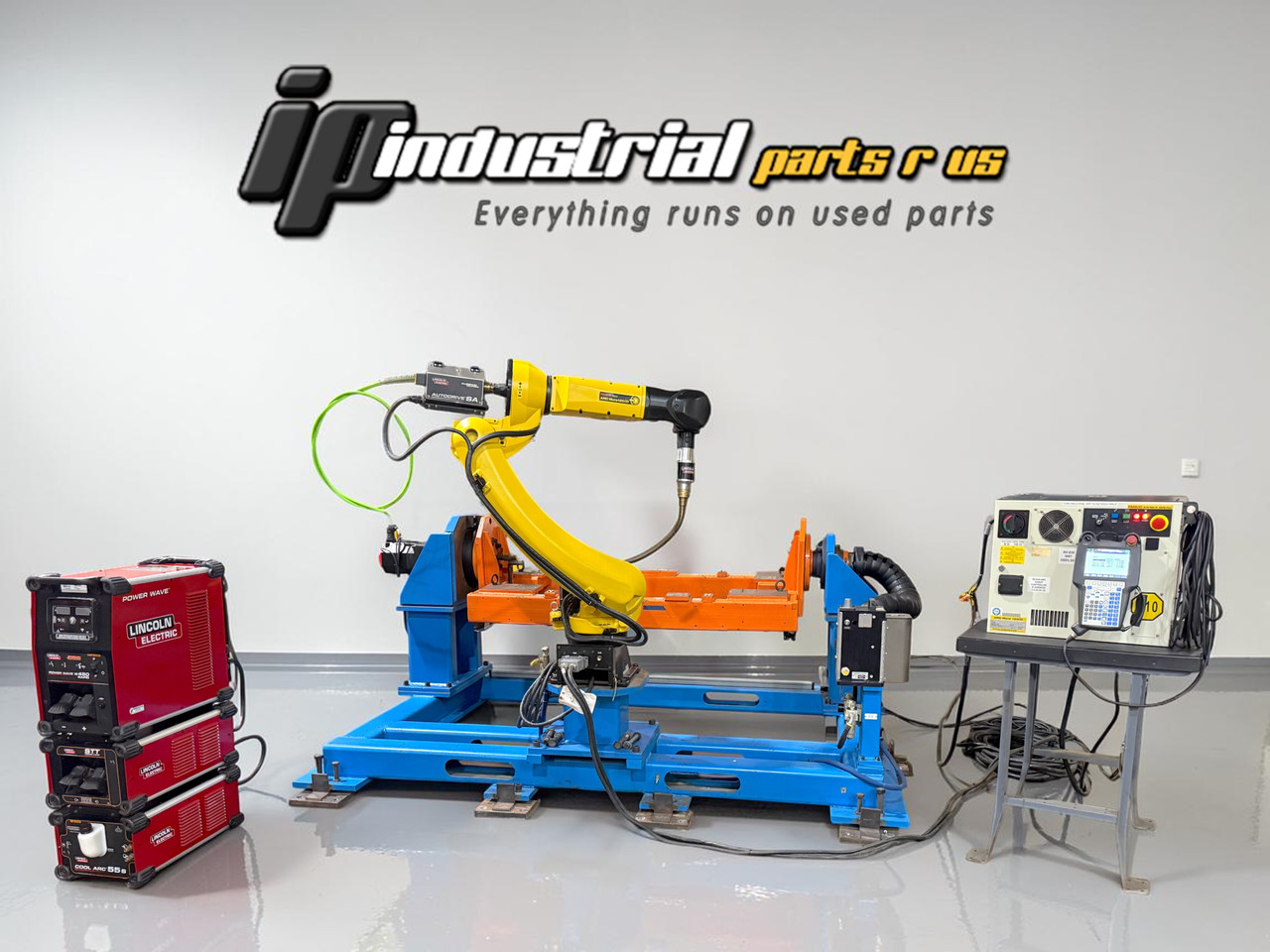 Fanuc ArcMate 120iD Lincoln Power Wave R450 Rapid