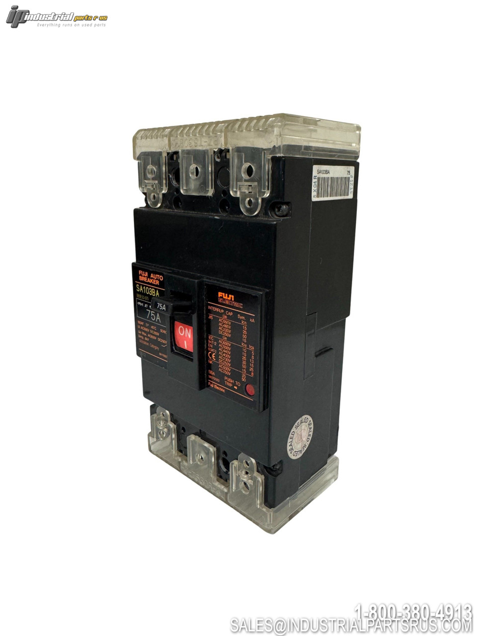 Fuji SA103BA 75A Circuit Breaker - Photo 1