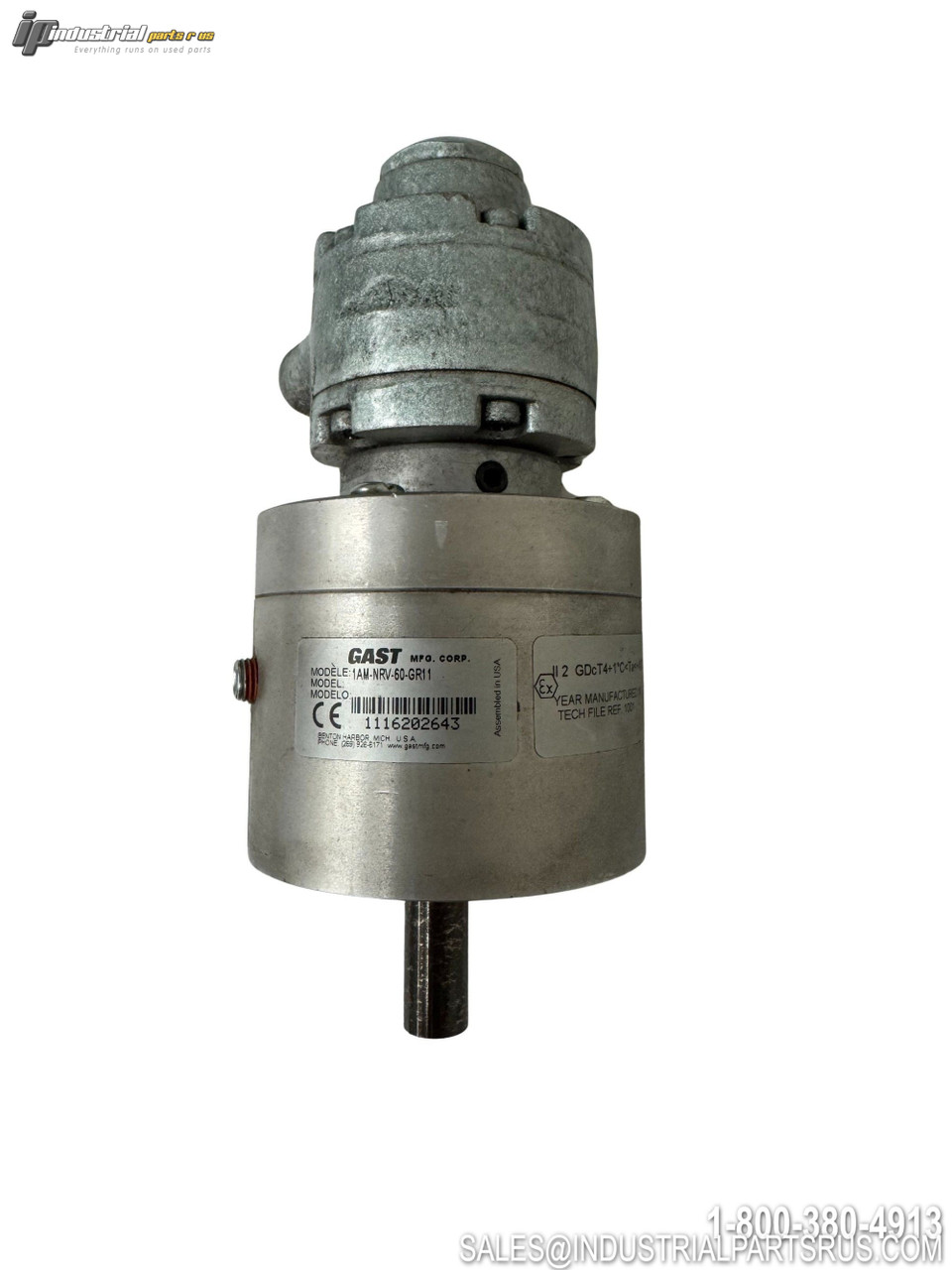 Gast 1AM-NRV-60-GR11 Electric Motor - Photo 4
