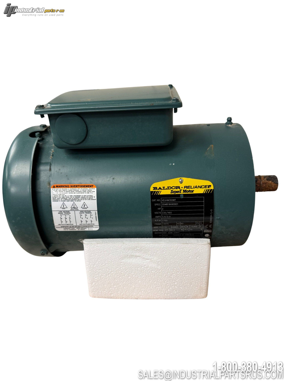 Baldor VEUHM3558T AC Motor - Photo 4