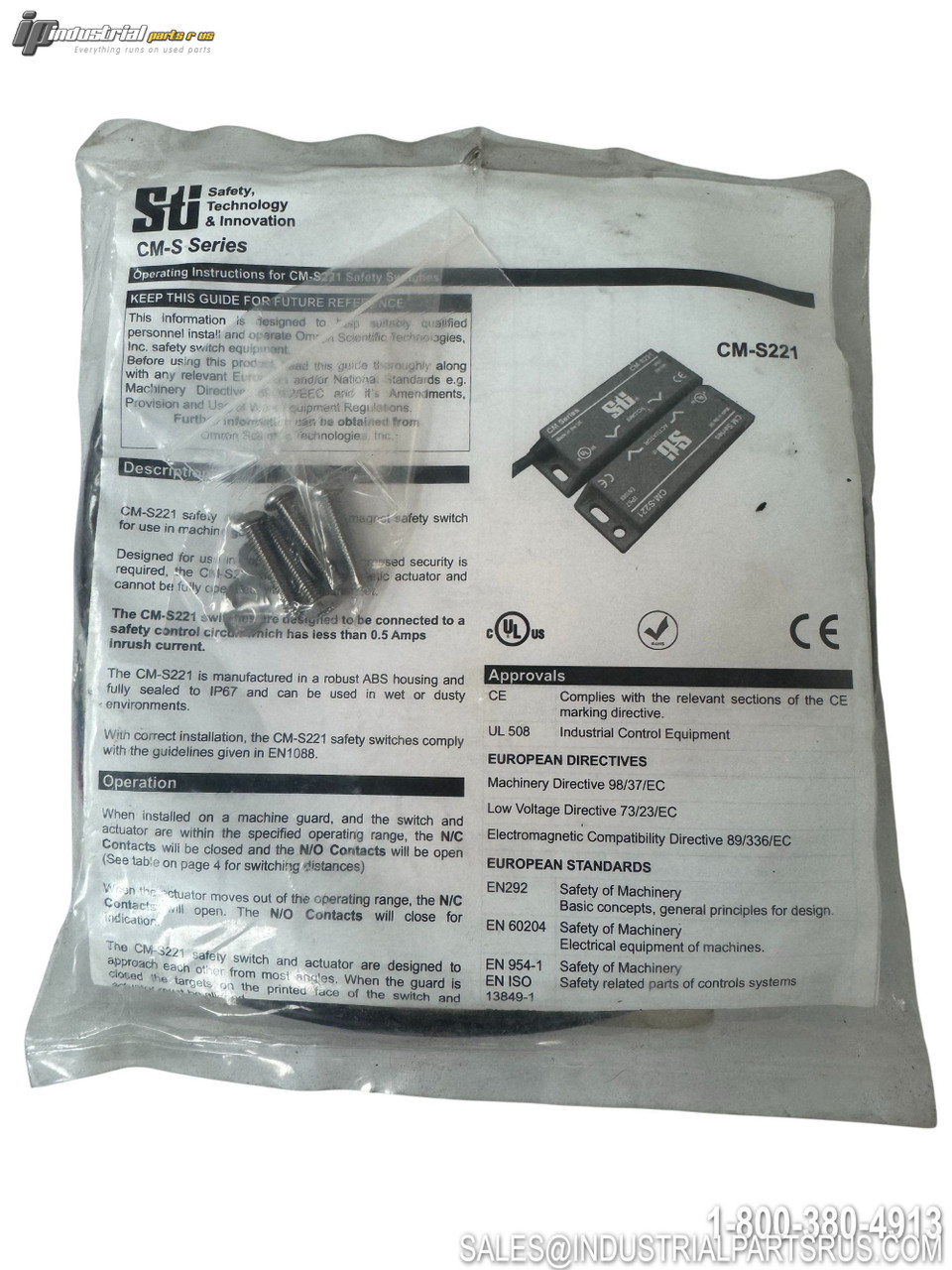 STI CM-S221PC5 2 N/C 1 N/O Safety Interlock View 3