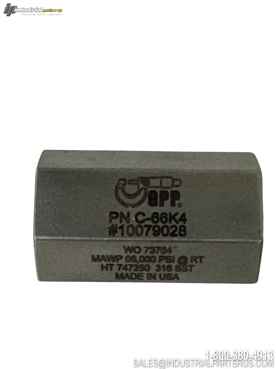 GPP 10079028 1/4" straight high-pressure coupling