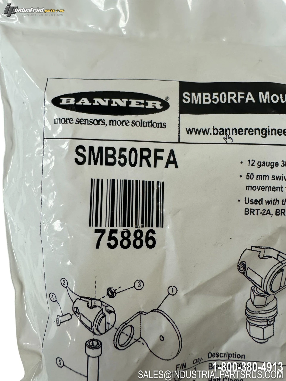 Banner SMB50RFA Photoelectric Sensor Image 2