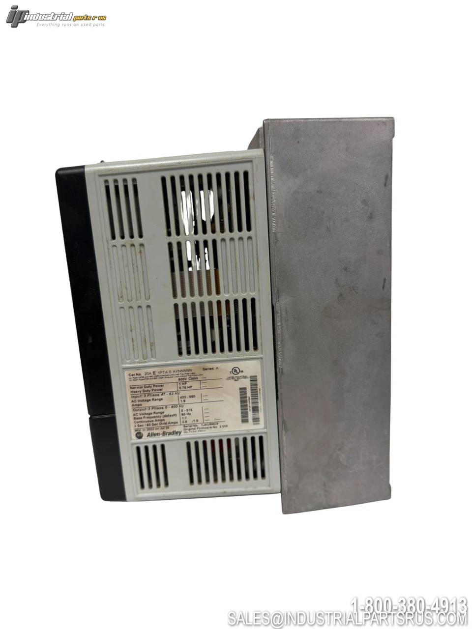 Allen Bradley 20A E 1P7A 0 AYNNNNN VFD Image 5